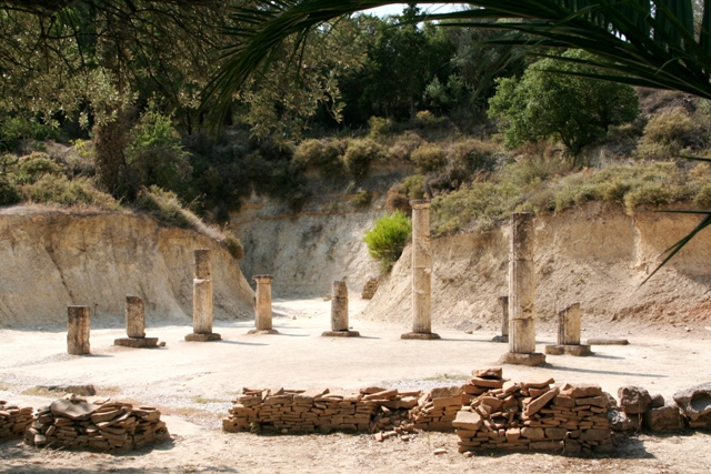 Ancient Nemea - Apodyterium used for athletes preparation